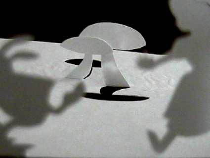 ☆ウサギを追いかけるアリス～～～（ﾉ´ ・v・)ﾉ ☆ポップアップカード